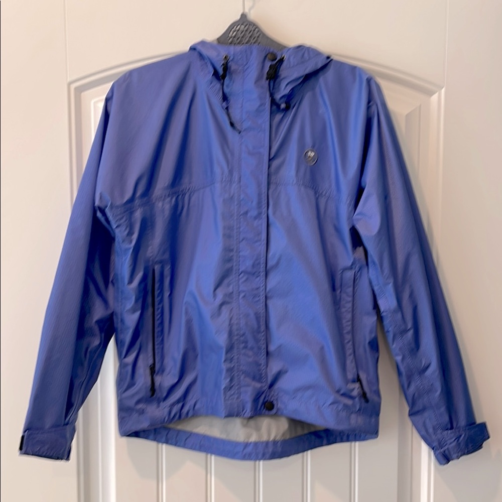 Sierra Designs Purple Hooded‎ Hiking Windbreaker Rain Jacket S